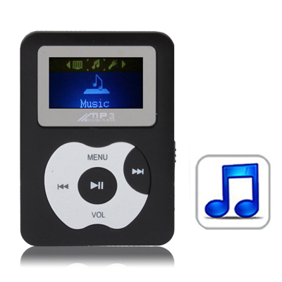 2GB MP3 Player with LCD Screen, Speaker (Black)